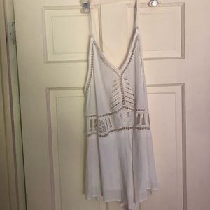 American Threads romper with cutouts